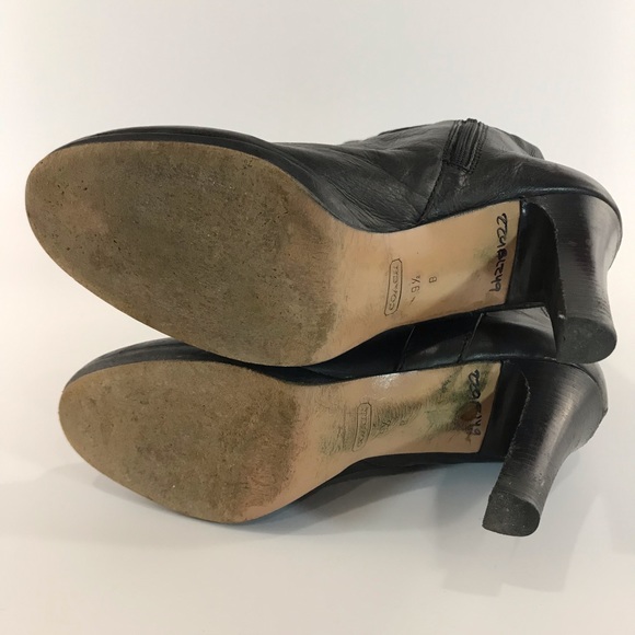 Coach torree Black Leather Boots - Picture 8 of 8